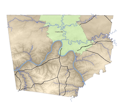 Clarksville Tn Zoning Map Gis In Montgomery County, Tennessee - Apsu Gis Center