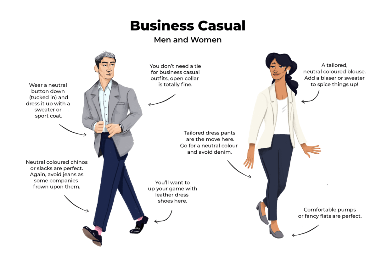 casual interview dress